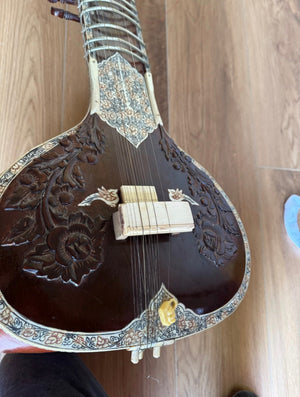 Wooden Lute Restoration Services Orange County 
