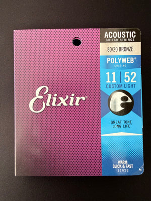 Elixir Polyweb 80/20 Bronze String Set