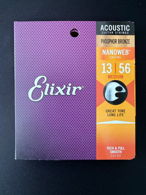 Elixir Nanoweb Phosphor Bronze String Set .011–.052