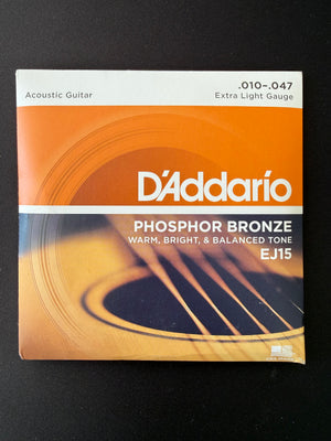 D'Addaro EJ15 Phosphor Bronze String Set