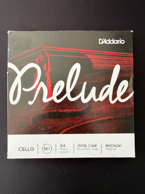 D'Addario J1010 3/4M Prelude Cello Set