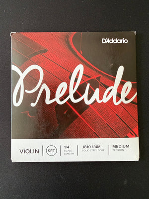 D'Addario J810 1/4M Prelude Violin String Set