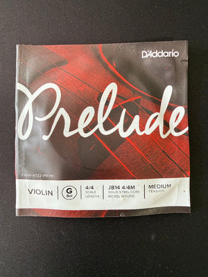 D'Addario J814 4/4M Prelude Violin G String